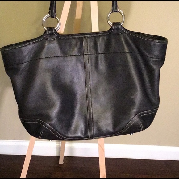 COACH LEATHER TOTE LEATHER EXCELLENT CONDITION - Picture 4 of 8